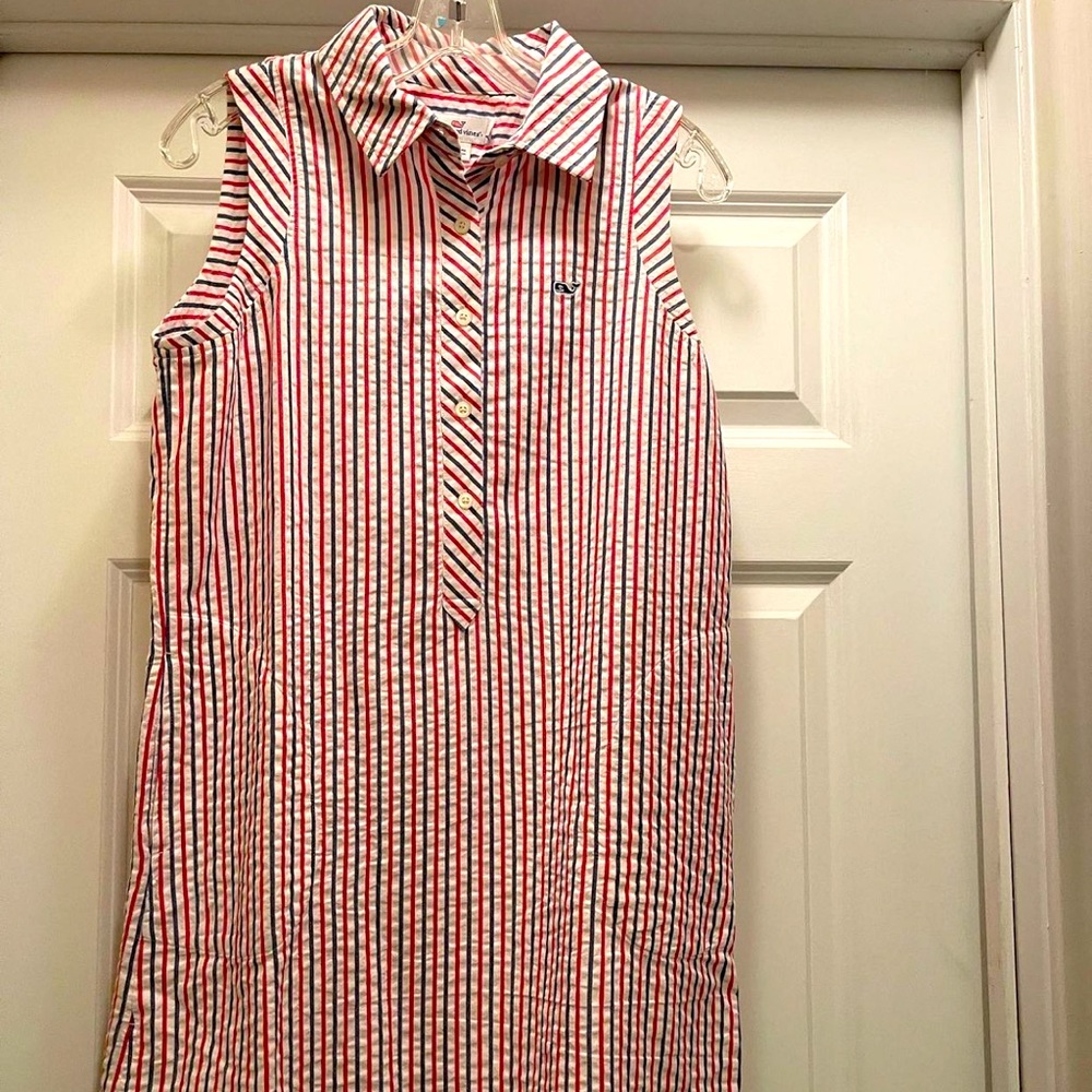 Vineyard Vines Firework Seersucker Dress